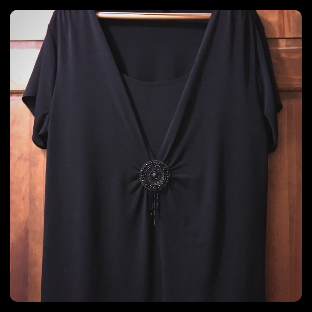 Ornate Black Top
